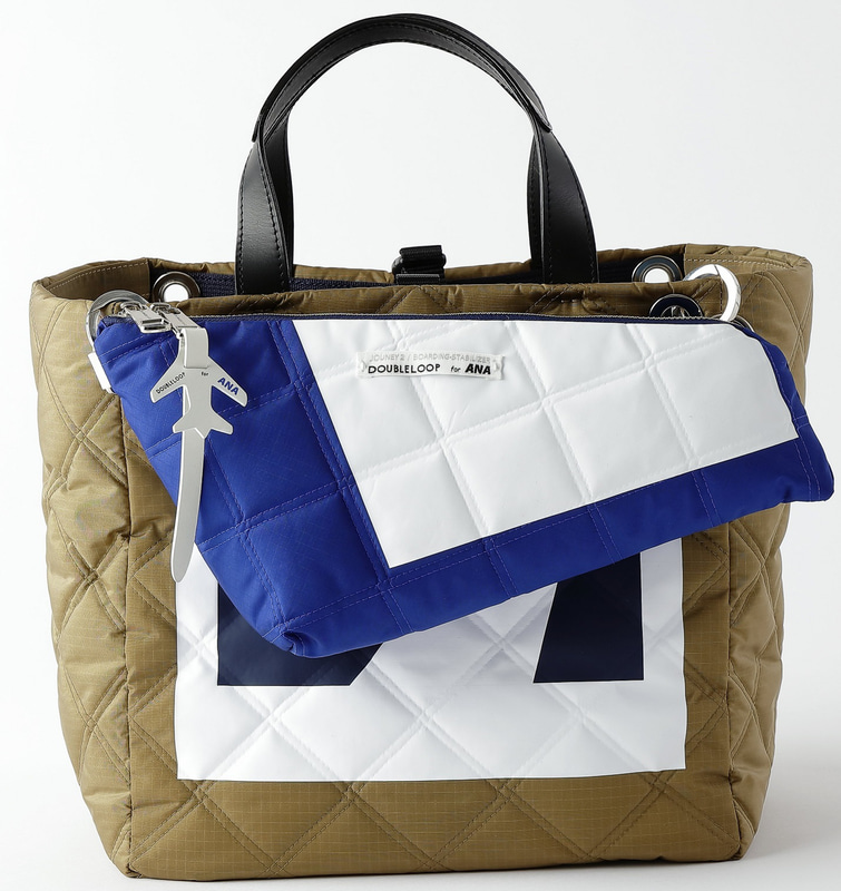 別売のリングカラビナでトートバッグとボディバッグを組み合わせて使用できる