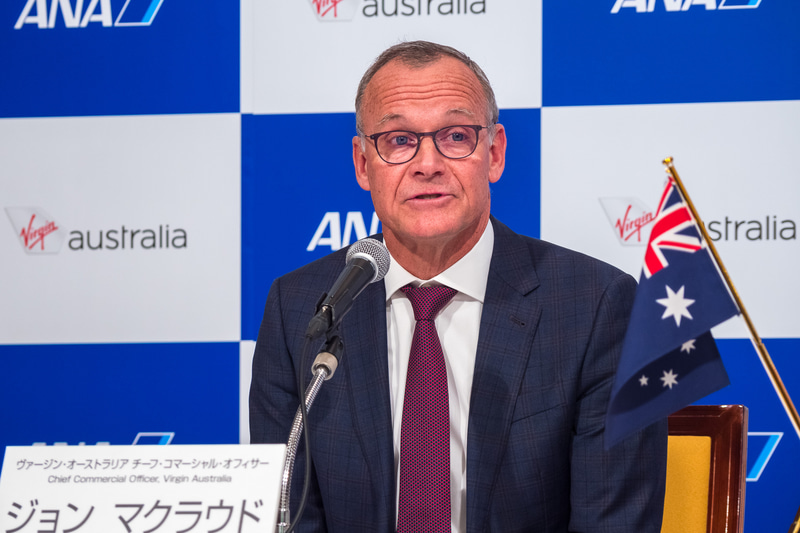 ヴァージン・オーストラリア チーフ・コマーシャル・オフィサー ジョン・マクラウド氏