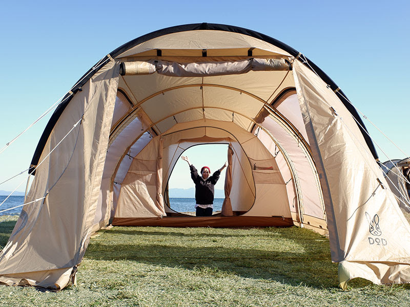 インナーテント側からも出入り可能