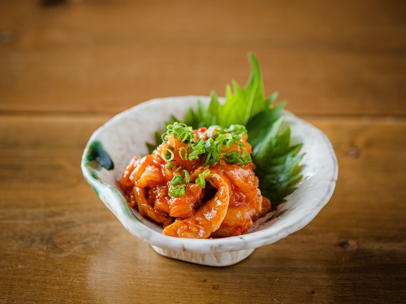 「えんがわユッケ」399円（税別）