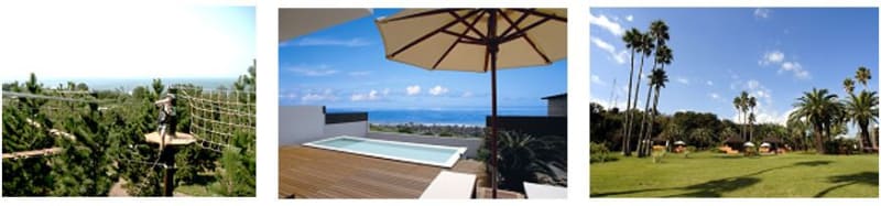 冒険アスレチック「VOTAN」、海泉浴「島の湯」、アジアンガーデン「R-Asia」、空中アスレチック「SARUTOBI」、シーフードBBQ場「初島ピクニックガーデン」、夏季限定、海水をくみ上げた「海のプール」などがそろう「PICA初島」