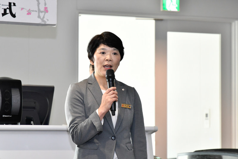 福岡空港支店 支店長 斉藤久美子氏よりあいさつ