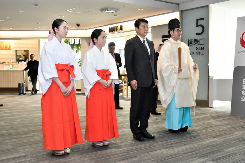 太宰府天満宮の梅の親善使節一行