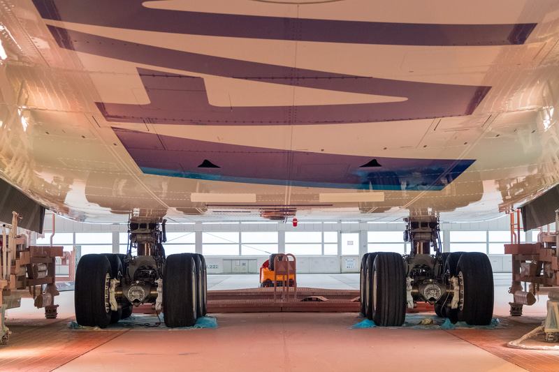 機体の底面部分