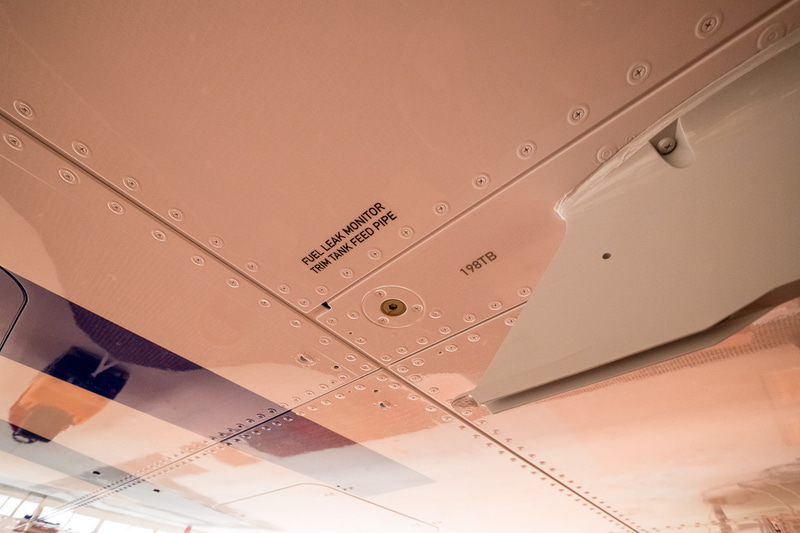 機体の底面部分