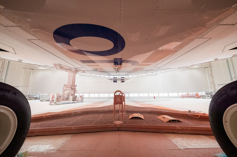 機体の底面部分