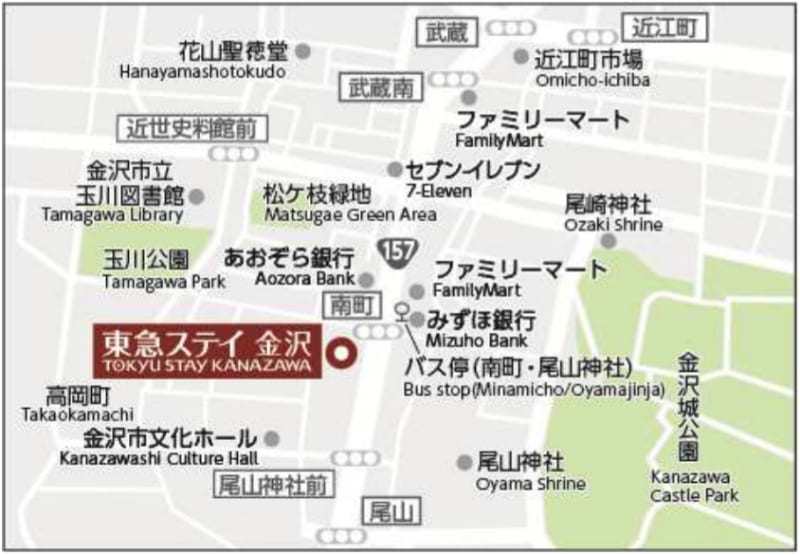 東急ステイ金沢 所在地