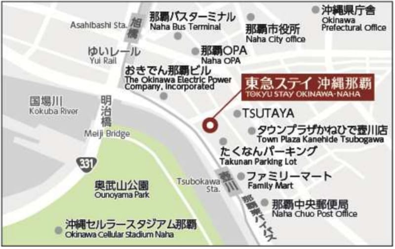 東急ステイ沖縄那覇 所在地