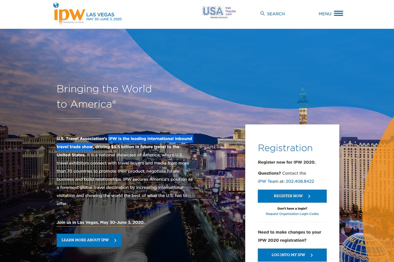 IPW 2020のWebサイト