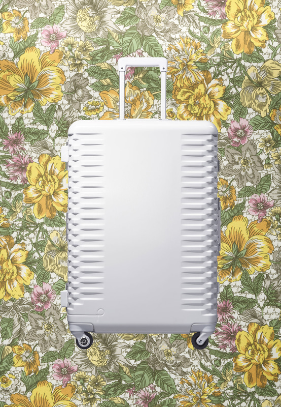 エースは「プロテカ」からリバティ社のプリントを内装に採用した限定スーツケースを発売した