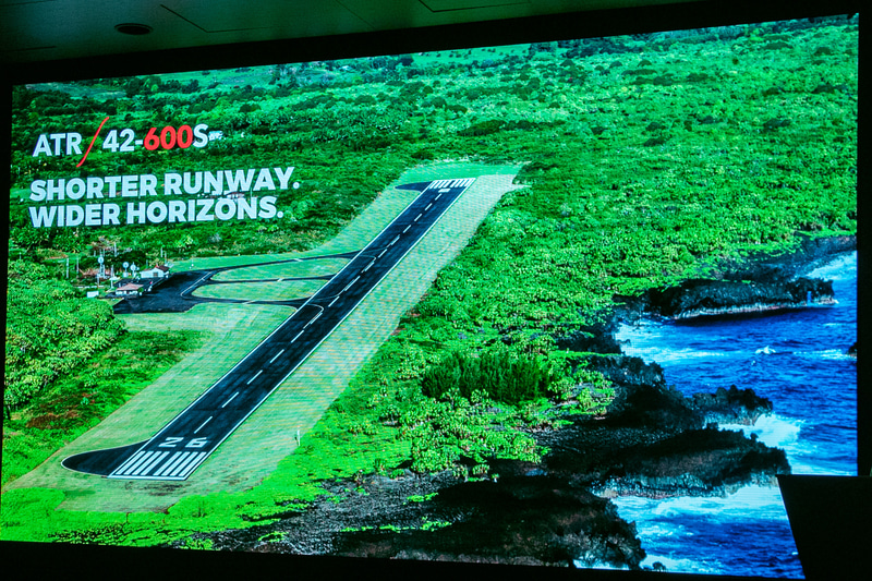 短い滑走路にも対応できるATR 42-600S