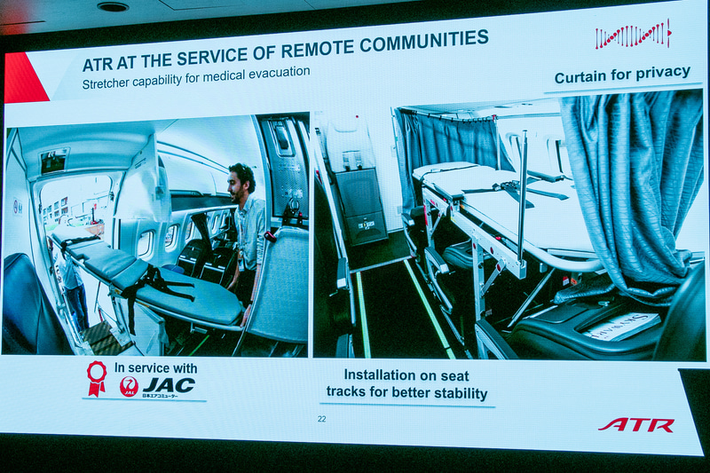 担架搭載の医療需要への対応が可能