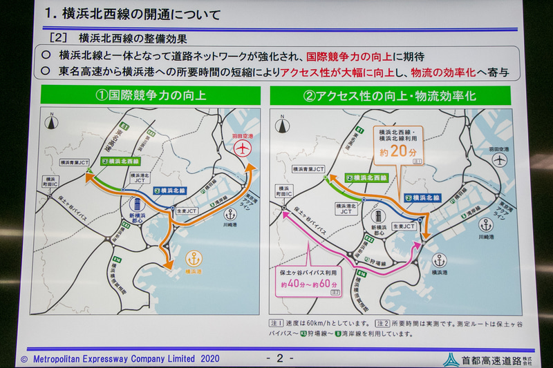 横浜北西線開通で見込まれる効果