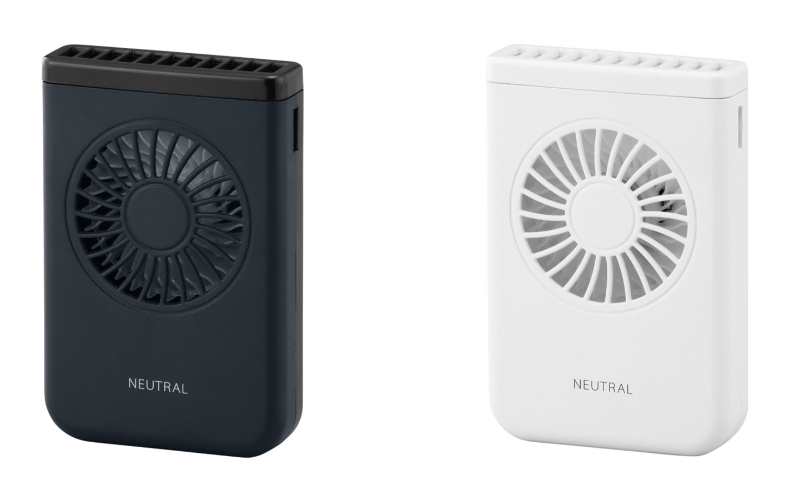 「NEUTRAL LED ハンズフリーファン」2000円（税別）