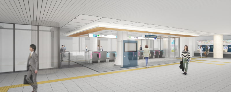 靖国神社・武道館方面改札