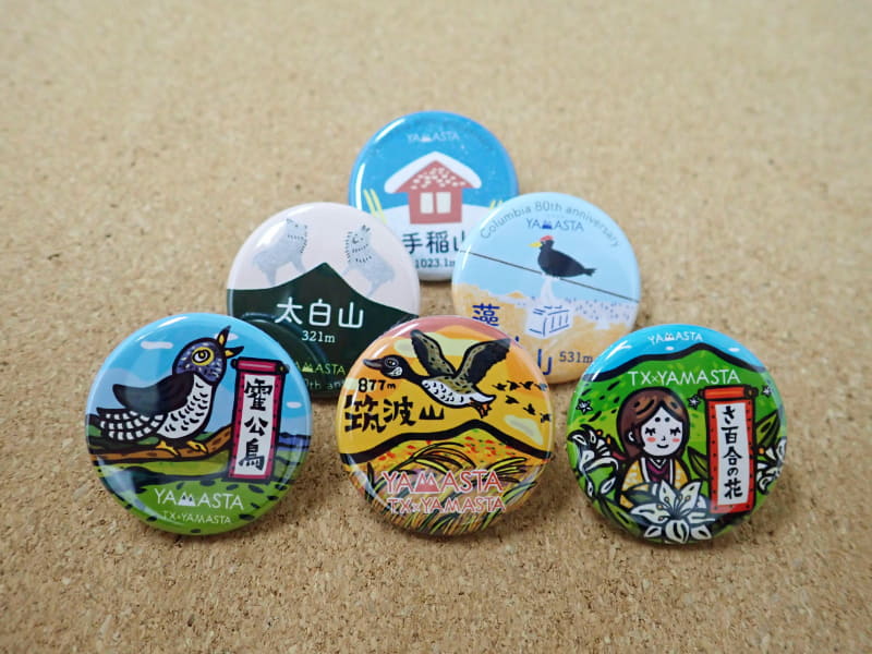 オリジナル記念缶バッジ（イメージ）