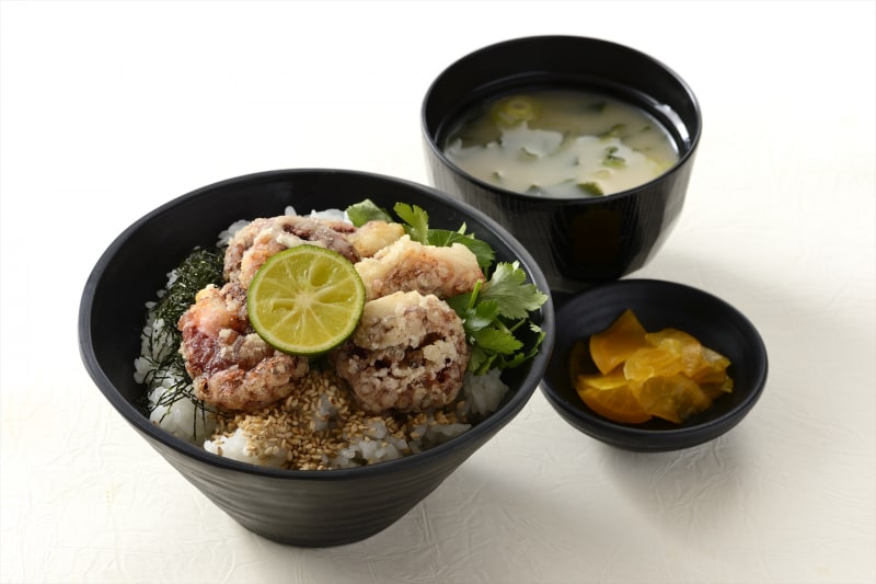 淡路島産たこ唐丼