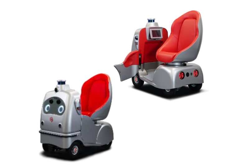 実証実験に利用される自動運転モビリティ「RakuRo（ラクロ）」