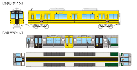 阪神電車、武庫川線で新車両「タイガース号」「甲子園号」を5月末運行