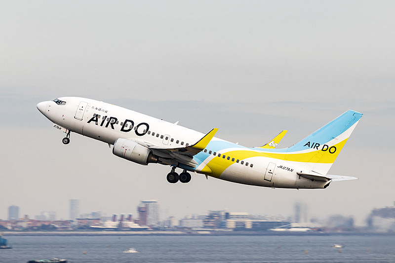 AIR DOは2020年3月に羽田～新千歳（札幌）線の臨時便、3.5往復/7便を運航する
