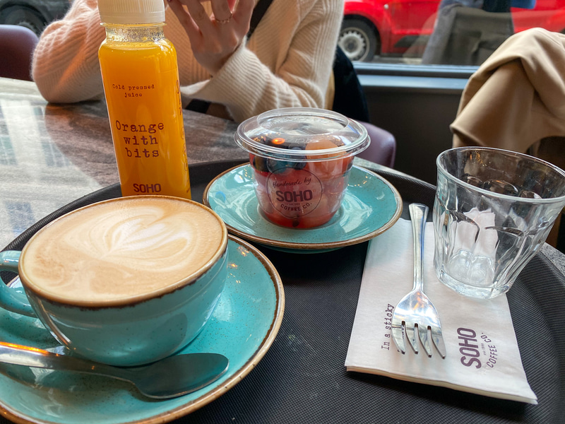 かわいいロンドンのカフェ「SOHO」