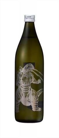 しんや「破壊王SAKEゴジラ」木箱入陶磁空ボトル&amp;ゴジラ＋キングギドラ焼酎 あのゴジラが焼酎になった！ディテールに凝りに凝った「破壊王