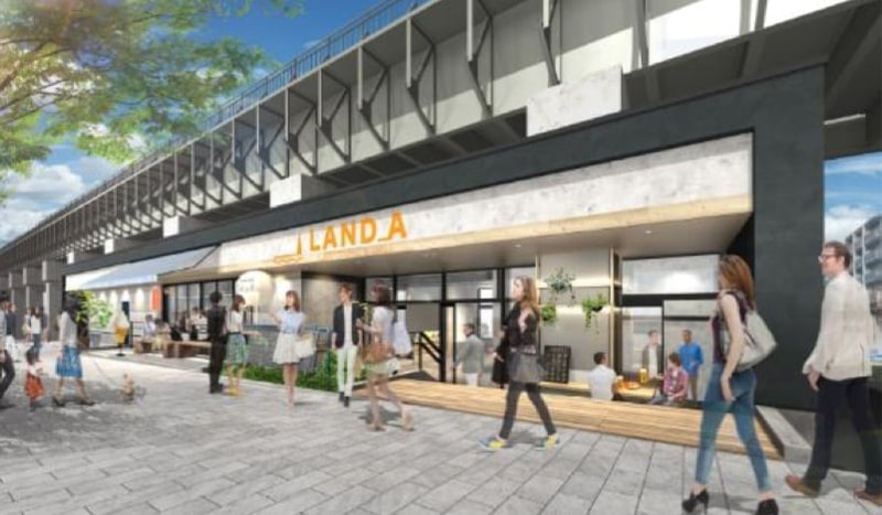 「東京ミズマチ」のカジュアルダイニング「LAND_A」