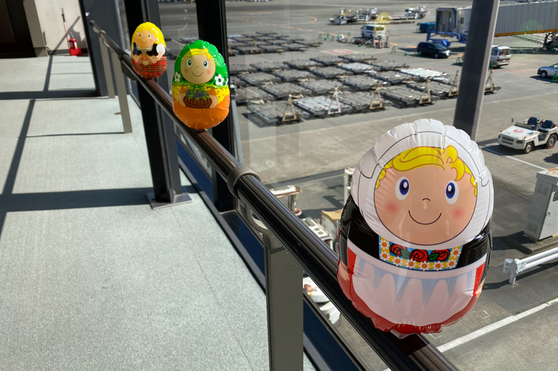 搭乗橋でも発見