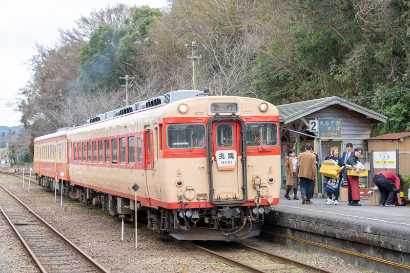 ツアーの終点、大多喜駅。周辺は大多喜城や城下町の風情など見どころも多い
