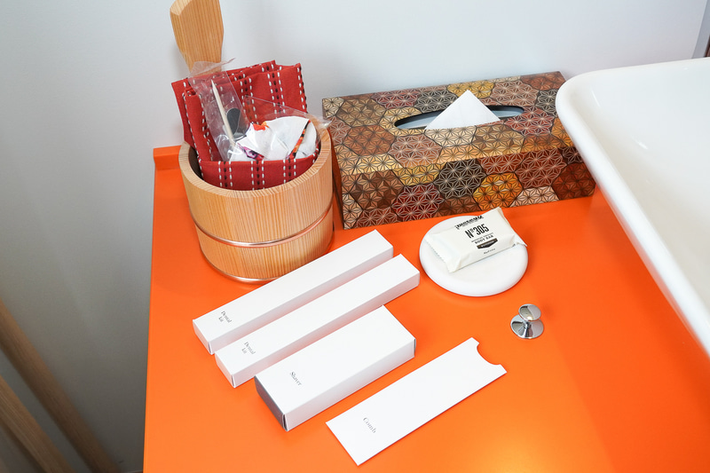 アメニティ類。ソープもBiology Skin