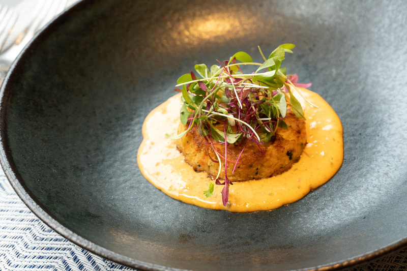 カニのパンケーキ