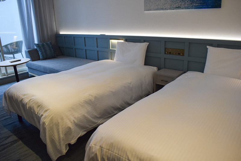 スーペリアガーデンルームは、庭がありベッドを4台まで増やせるタイプ