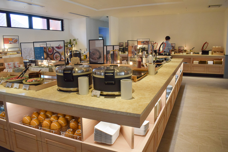 ビュッフェ全景