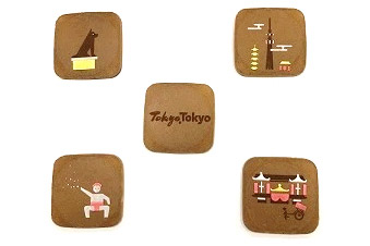 銀座 松﨑煎餅「Tokyo Tokyo 三味胴しゃみどう（5枚入り）」