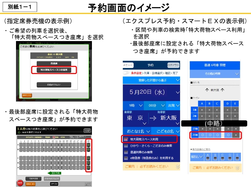 予約画面のイメージ