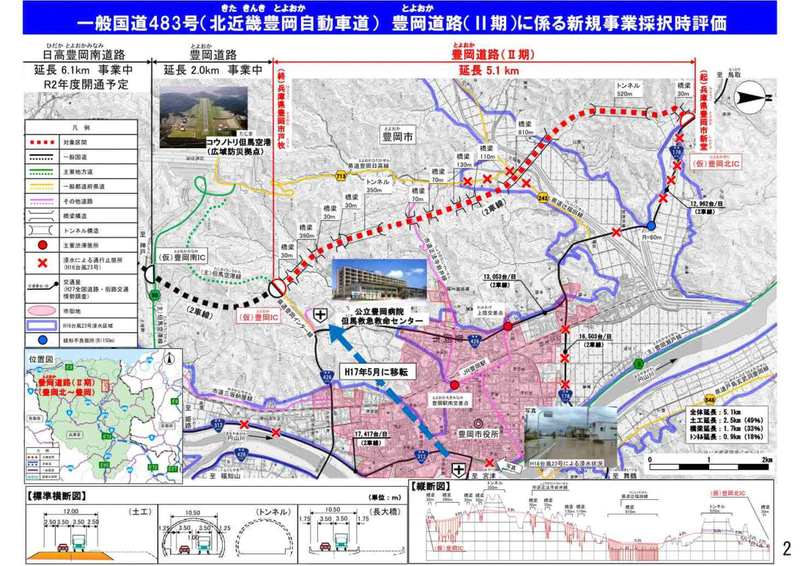 （一般国道483号）北近畿豊岡自動車道 豊岡道路（II期）