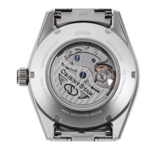 シースルーケースバックからムーブメントが見える