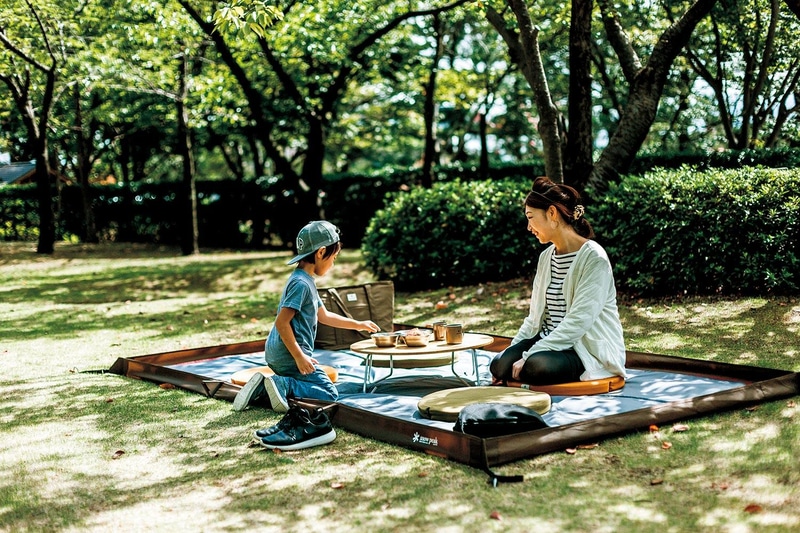 白馬を舞台に野遊びを体験できる