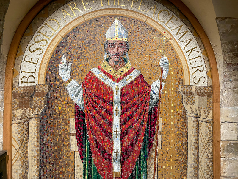 モザイク画も素敵