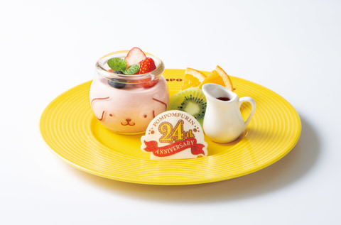 ポムポムプリンカフェ　ベジタリアン忍者 ポムポムプリンカフェ、ポムポムプリンの誕生24周年を記念した