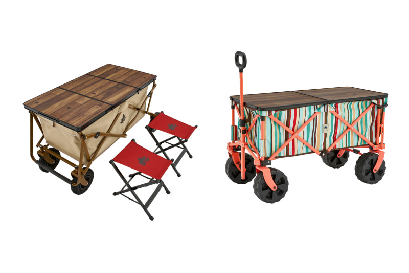 ロゴスから「Tracksleeper カートテーブル」シリーズを発売