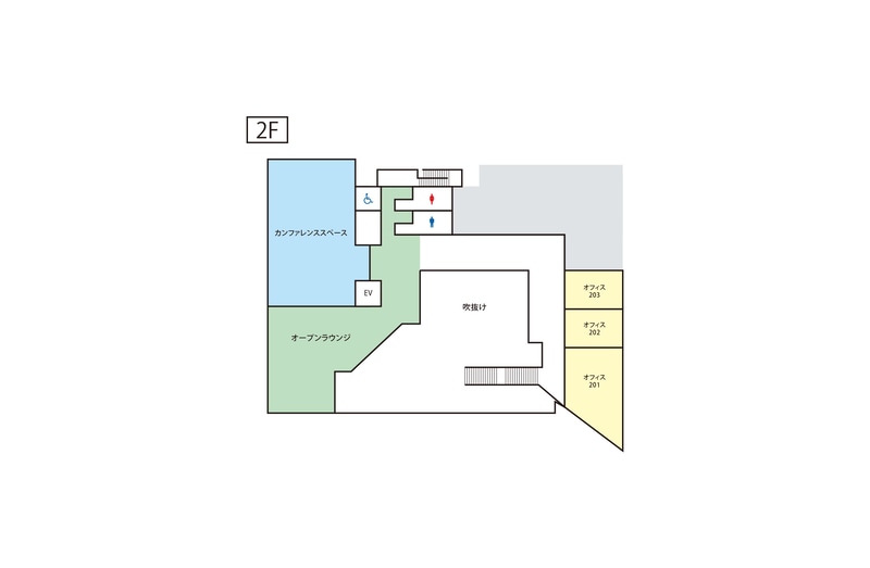 「ワークテラス佐久」2階