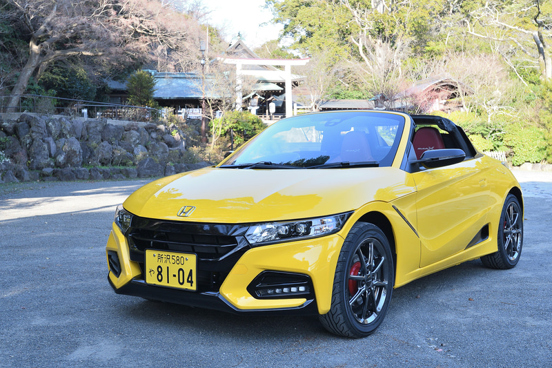 新S660 Modulo Xと藤トモ、ともにお祓いしていただき新年度への決意を新たにしました