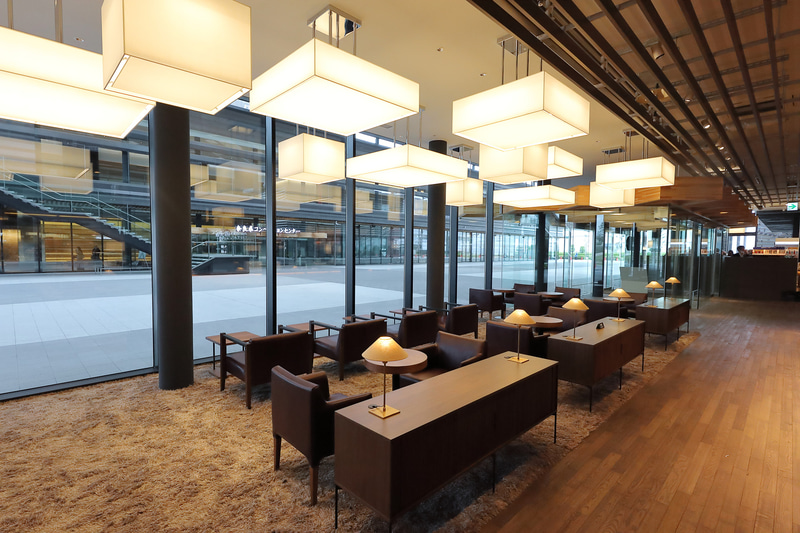 店内のくつろげるスペースのなかで最もゆったりと過ごせる「天平サロン」