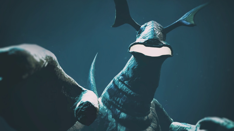 バルタン星人、ピグモン、エレキングなど総勢12体の怪獣が登場する