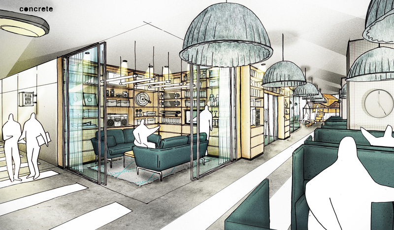 コワーキングエリア