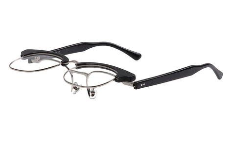 Zoff、跳ね上げ式メガネ「FLIP UP」。掛け外しなしで焦点切り替え