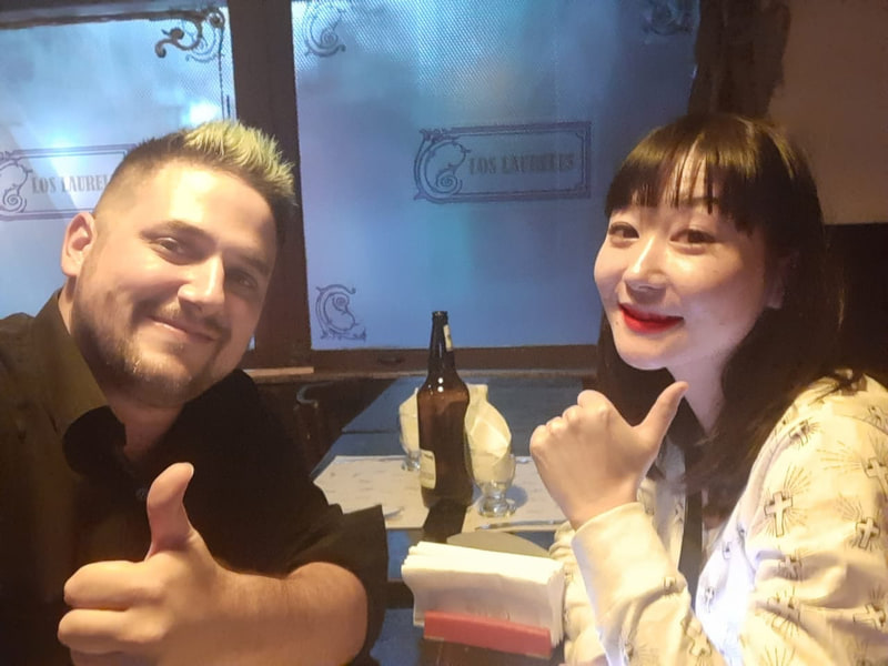 友人のタンゴギタリスト