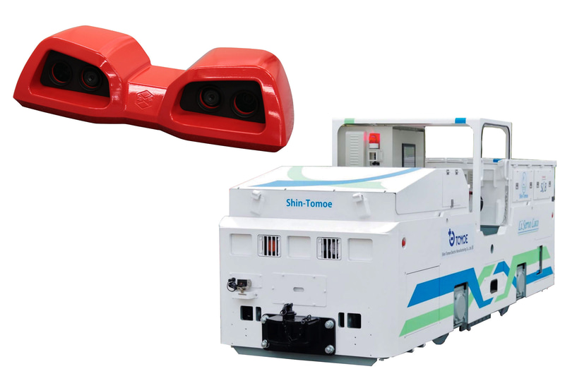 東京外環道のトンネル工事現場で、自動運転バッテリ機関車を導入し、無人自動運転化を目指す取り組みを開始した