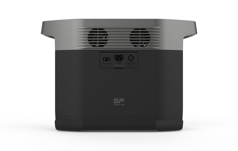 左右上部にハンドル、本体側面には冷却ファンも備えている